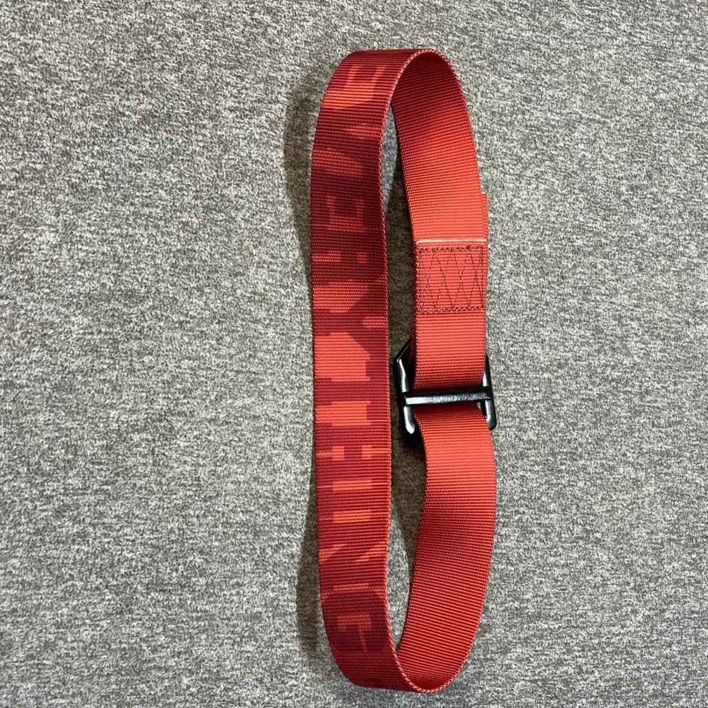 Flag Nor Fail Kill Everything Mens Web Belt Red Nylon D-Ring Buckle 37.5 Inch